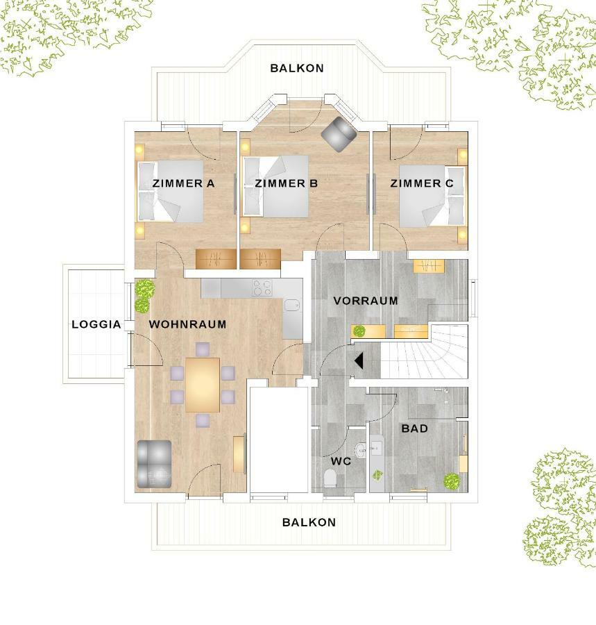 Oberschartlhof Apartment Флахау Екстериор снимка